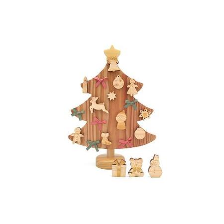 ふるさと納税 おもちゃ 磁石で飾るクリスマスツリー 名入れ可能｜木のおもちゃ 高知県安芸市_1