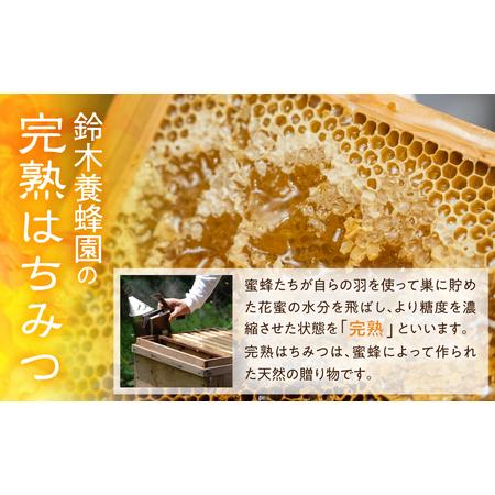 ふるさと納税 国産 純粋 無添加 完熟 はちみつ 蜂蜜 600g 2種セット 鈴木養蜂園 愛知県田原市の画像