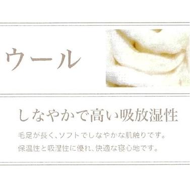 ふるさと納税 ROMANCE 洗える パイル ウール100% 敷きパッド【セミダブル】ベージュ 80674203｜快適な寝心地 天然素材 ウール100% 保湿性 吸湿.. 大阪府泉大津市_2