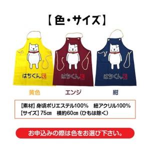 ふるさと納税 55P7601 大館市観光キャラクターはちくんエプロン【配送指定不可】 秋田県大館市の画像