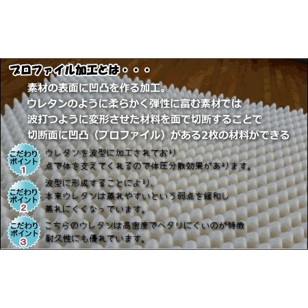 ふるさと納税 【高級ホテル仕様】敷布団 シングル 体圧分散 プロファイル多層極厚 敷布団 ブルー 岐阜県大垣市_2