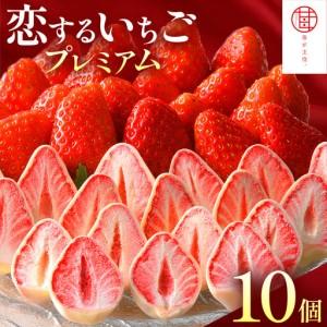 ふるさと納税 [ふるなびWEEK対象]お菓子 苺が主役 恋するいちごプレミアム 10個 栃木県真岡市