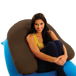 ふるさと納税 ビーズクッション Yogibo Support (ヨギボー サポート) チョコレートブラウン [M534-1CB] クッション 椅子 ビーズソファ ソファ ビ.. 福岡県宮若市