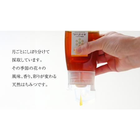 ふるさと納税 季節で移ろう 田舎 はちみつ ボトル 3種 セット [ピタッとボトルB3] 【茨城県共通返礼品／五霞町】 280g×3 ボトル [BS008sa] 茨城県桜川市の画像