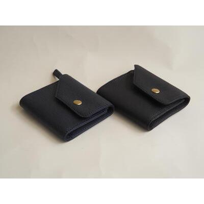 ふるさと納税 FACE-C　【数量限定】革のカシミヤ　国産野生鹿革を使用した三つ折り財布 ファッション 小物 コンパクト 軽量 しなやかなさ ヴィン.. 東京都墨田区の画像