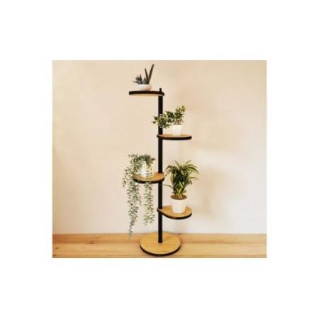 ふるさと納税 しずくのスタンドシェルフ 4段タイプ ナチュラル（天然木／完成品） [0966] 大阪府守口市_2