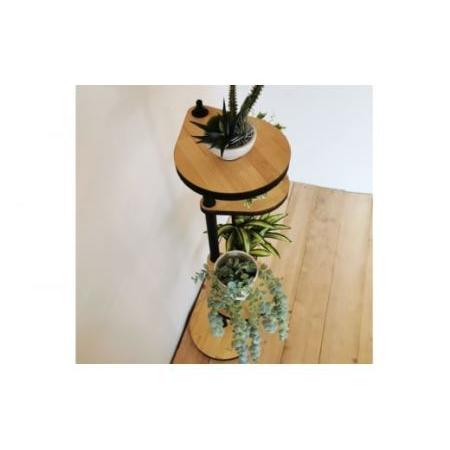 ふるさと納税 しずくのスタンドシェルフ 4段タイプ ナチュラル（天然木／完成品） [0966] 大阪府守口市_3