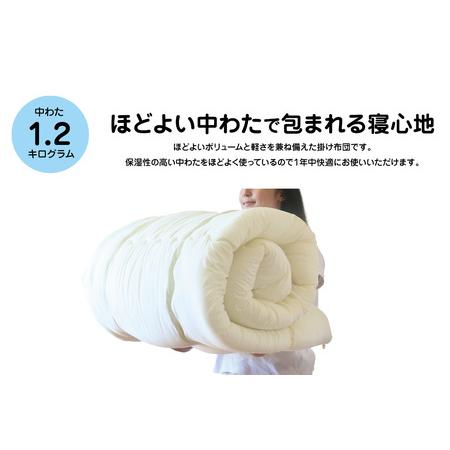 ふるさと納税 年中使えて洗える掛け布団 シングル（全3色）：B145-022 佐賀県佐賀市の画像