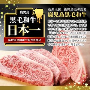 ふるさと納税 日本一の牛肉！鹿児島県産黒毛和牛ロースステーキ2枚セット(2枚・計約400g) 黒毛和牛 ステーキ 冷凍【ナンチク】B-1-01 鹿児島県曽於市｜furunavi｜02