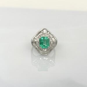 ふるさと納税 [ふるなび限定][一点もの]Pt900 エメラルド(1.74ct)リング FR1 K05064-H FN-Limited-SP 山梨県甲府市