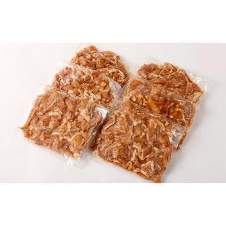 ふるさと納税 【6ヶ月定期便】 九州産鶏 タレ漬け 合計3kg 500g×6袋×6回 熊本県水俣市の画像
