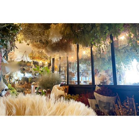 ふるさと納税 ドライフラワースワッグ【moritaba〜もりたば〜の花束オレンジ】ブーケ 福岡県小郡市 