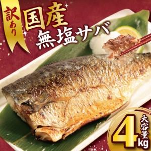 ふるさと納税 さば 訳あり 国産 無塩 4kg さば 千葉県銚子市