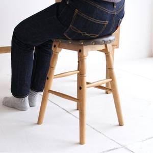 ふるさと納税 Rasic Low Stool 木製 インテリア おしゃれ スツール 椅子 市場家具 兵庫県加西市の画像