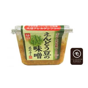 ふるさと納税 アレルゲンフリー！えんどう豆の味噌　300g×6個 調味料 和食 日本食 みそ汁 味付け 生みそ 食卓 できたての風味 酵母 酵素 長野県長野市_2