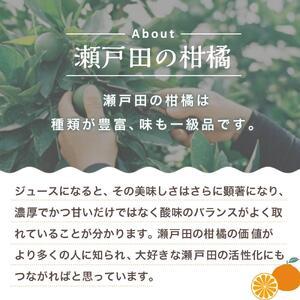 ふるさと納税 瀬戸内の柑橘100%ストレートジュース旬の大瓶（720ml）6本セット 広島県尾道市_1
