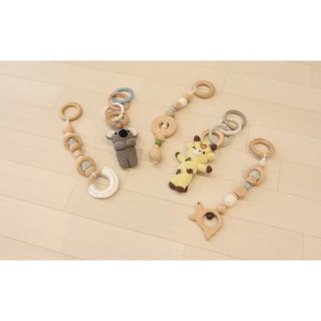 ふるさと納税 amimals ベビージムセット シーグリーン・マスコット［No.381］ 兵庫県川西市の画像