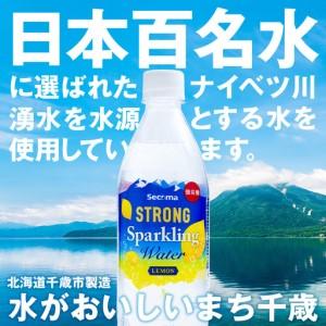 ふるさと納税 【定期便12ヵ月】セコマ レモン 強炭酸水 500ml 24本 1ケース 北海道 千歳製造 北海道千歳市_3
