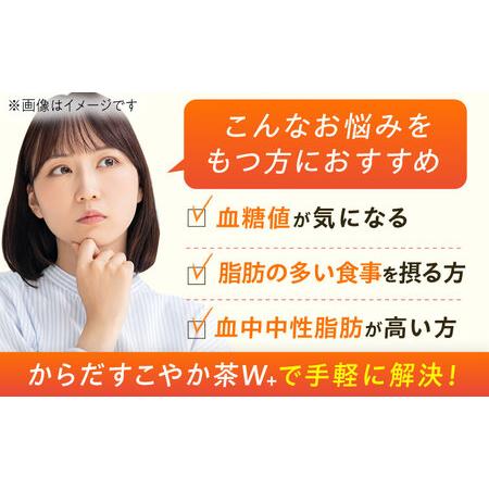 ふるさと納税 【全3回定期便】からだすこやか茶Ｗ＋ 計72本（350ml×24本×3回） / トクホ お茶 トクホ / 佐賀県 [41AFAO023] 佐賀県_1