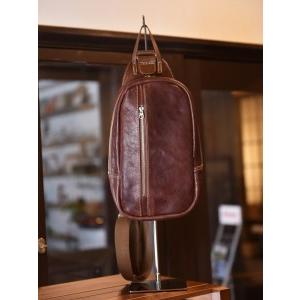 ふるさと納税 ハンドメイド レザーワンショルダーバッグ・名入れ可能【CC06W】 滋賀県近江八幡市の画像