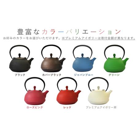 ふるさと納税 ティーポット 刷毛目 0.6L プレミアムアイボリー 南部鉄器 急須 茶道具 伝統工芸品 工芸品 壱鋳堂 日本製 鉄器 鉄分 雑貨 日用品 .. 岩手県盛岡市_3