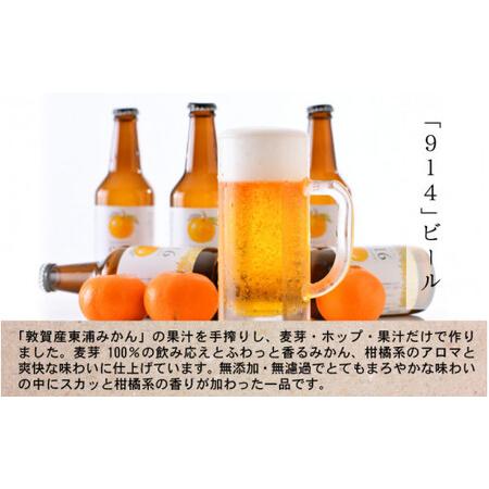 ふるさと納税 敦賀東浦みかん「914」ビール 310ml × 12本[022-b001
