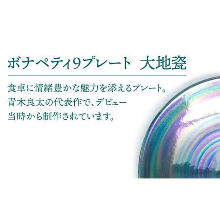 ふるさと納税 【美濃焼】ボナペティ9プレート 大地瓷【RYOTA AOKI POTTERY/青木良太】陶芸家 青木良太 大皿 インテリア 雑貨 ...