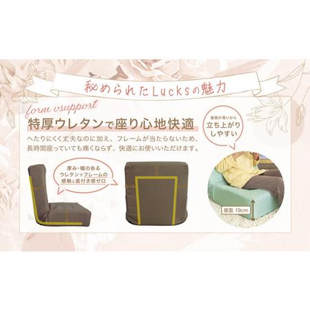 ふるさと納税 【14日営業日以内発送】九州イノアック あぐらがかけるセミワイド座椅子 『Lucks−ルックス−』(ダークブラウン) リクライニング.. 福岡県うきは市_2