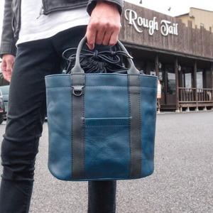 ふるさと納税 Ciwau leathers 【鬼灯 Ho-zuki】トートバッグ 千波ブルー_装飾品・工芸品 トートバッグ・ショルダーバッグ 鞄・バッグ かば.. 茨城県ひたちなか市の画像