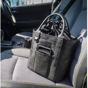 ふるさと納税 Ciwau leathers 【鬼灯 Ho-zuki】トートバッグ 炭焼ブラック_装飾品・工芸品 トートバッグ・ショルダーバッグ 鞄・バッグ か.. 茨城県ひたちなか市の画像