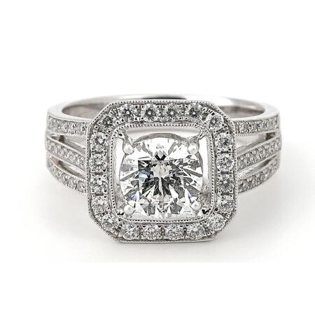 ふるさと納税 [ふるなび限定][一点もの]ダイヤモンド(1.010ct)プラチナリング R88 K05144-H FN-Limited-SP 山梨県甲府市