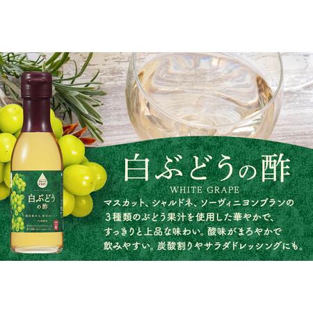 ふるさと納税 内堀醸造 フルーツビネガー飲み比べセット 360ml×3本 果実酢 有機りんご 白ぶどう 黒酢と果実の酢 岐阜県八百津町の画像