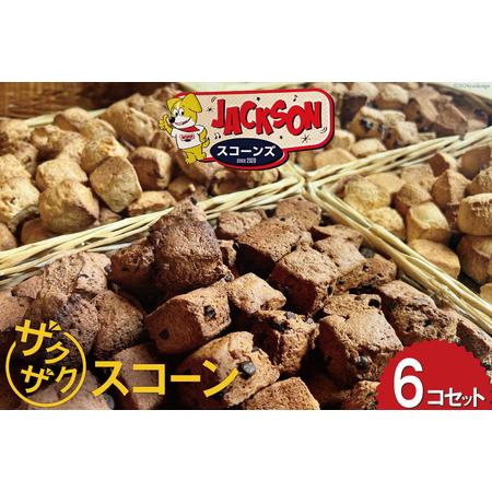 ふるさと納税 ザクザク！ スコーン 6種類 各1個 [JACKSONスコーンズ