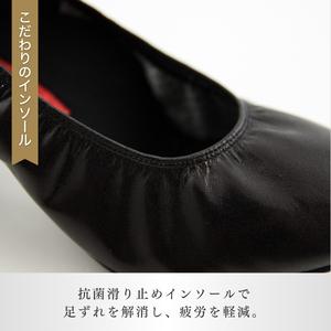 ふるさと納税 【22cm】ヒール高5cm 3WAYシリーズ最高峰ピアノシューズ アプロディーテ(ブラック) | ピアノシューズ 特許 茨城県龍ケ崎市の画像
