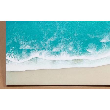 ふるさと納税 レジン波アートA4サイズ波2本【レジン海アート】A4-02