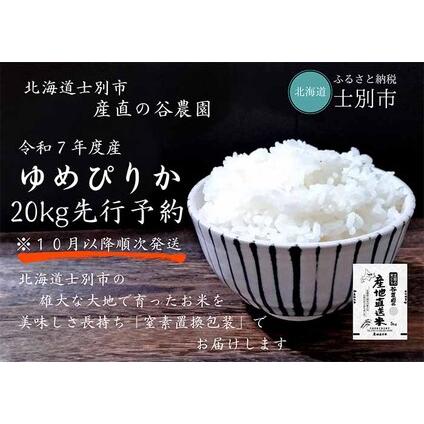 ふるさと納税 【E7094】＜令和7年産・新米＞ゆめぴりか (20kg