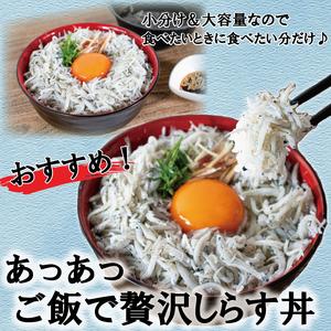 ふるさと納税 訳あり しらす 約1.25kg （ 訳あり 不揃い しらす干し ごはんのお供 おつまみ 便利 しらす丼 グルメ 食品 魚 海鮮 シラス 愛媛県 .. 愛媛県松山市｜furunavi｜03