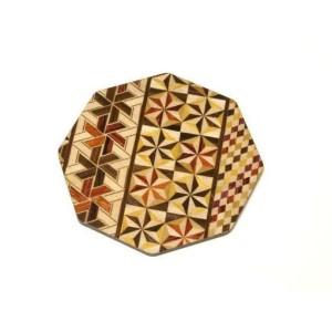 ふるさと納税 寄木コースター八角　５枚セット［工芸品工芸品］ 神奈川県箱根町_1