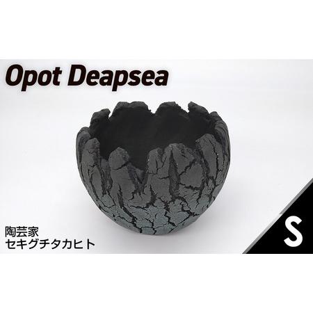 ふるさと納税 陶芸家セキグチタカヒトの植木鉢 Opot Deapsea Sサイズ