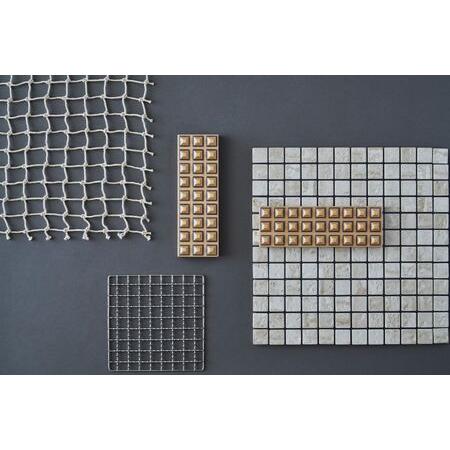 ふるさと納税 トレイ「grid」【ブルー】 北海道東川町の画像