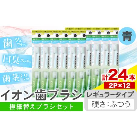 ふるさと納税 歯ブラシ 替え 極細替えブラシセット レギュラー 24本 ふつう ブラシ イオン 千葉県流山市