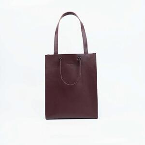 ふるさと納税 [トートバッグ(M)]2way Tote bag Medium カラー:Wine 栃木県栃木市