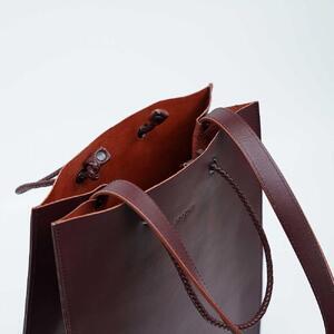 ふるさと納税 【トートバッグ(M)】2way Tote bag Medium　カラー：Wine【かばん ファッション 人気 おすすめ 】 栃木県栃木市の画像