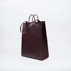 ふるさと納税 【トートバッグ（L）】2way Tote bag Large　カラー：Wine【かばん ファッション 人気 おすすめ 】 栃木県栃木市の画像