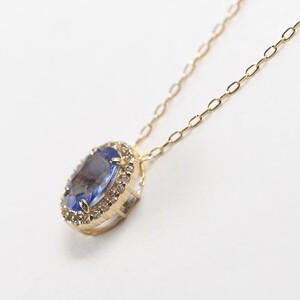ふるさと納税 K18 briller/ブリエ オーバル ネックレス 28691 山梨県甲府市の画像