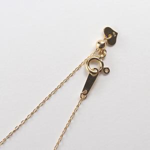ふるさと納税 K18 briller/ブリエ オーバル ネックレス 28691 山梨県甲府市の画像