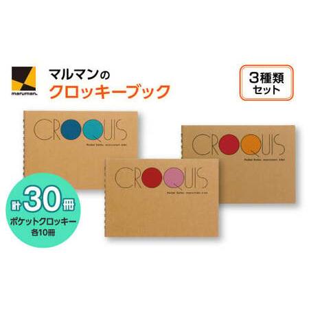 ふるさと納税 ポケットクロッキー 3種 セット◇|画材 色彩 鉛筆 画用紙 お絵描き 絵 デッサン 絵具 ボールペン クレヨン 文具 アイデア ペ.. 神奈川県座間市