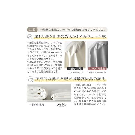 ふるさと納税 超長綿100% シルクのような艶「ノーブル」 ベッド用布団カバー  3点セット シングルサイズ  ブルー 静岡県浜松市_1