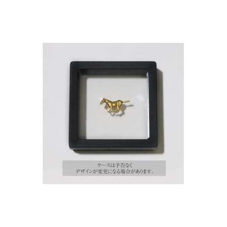 ふるさと納税 純金 ゴールド 24金（約4g）疾走馬刻印入り品質保証書付 オブジェ BQ-134 | 純金 山梨県甲斐市の画像