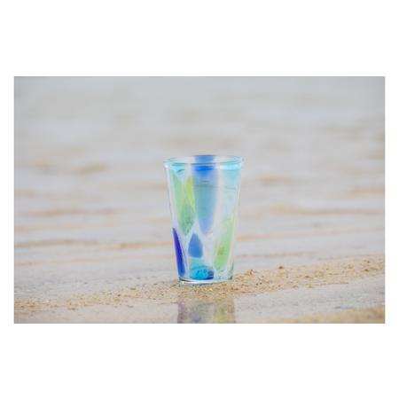 ふるさと納税 [RYUKYU GLASS WORKS 海風]海想ビアグラス 沖縄県読谷村